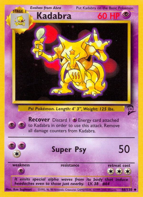 Kadabra 046/130 Normal Base Set 2