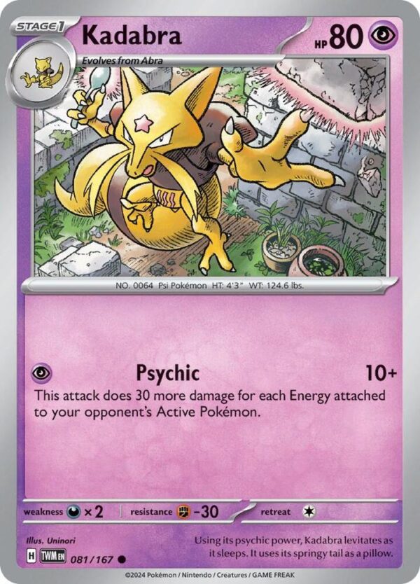Kadabra 081/167 Normal SV06: Twilight Masquerade