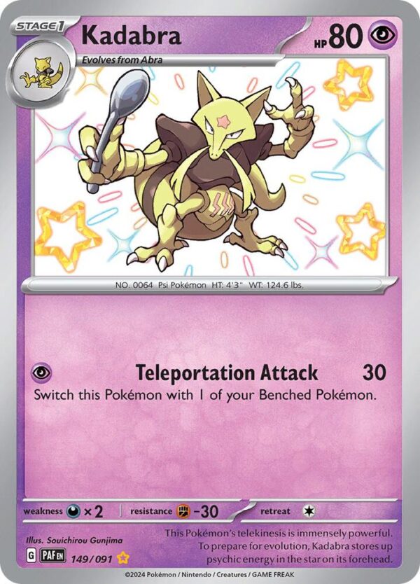 Kadabra 149/091 Holofoil SV: Paldean Fates