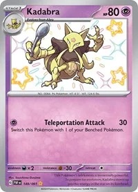 Kadabra | 149/091 | Holofoil | SV: Paldean Fates