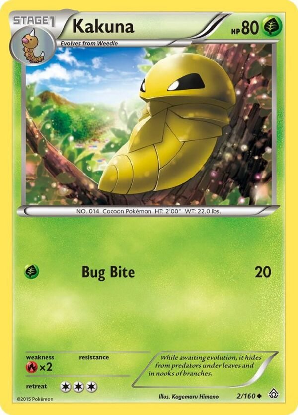 Kakuna 2/160 Normal XY – Primal Clash Kakuna 2/160 Normal XY – Primal Clash