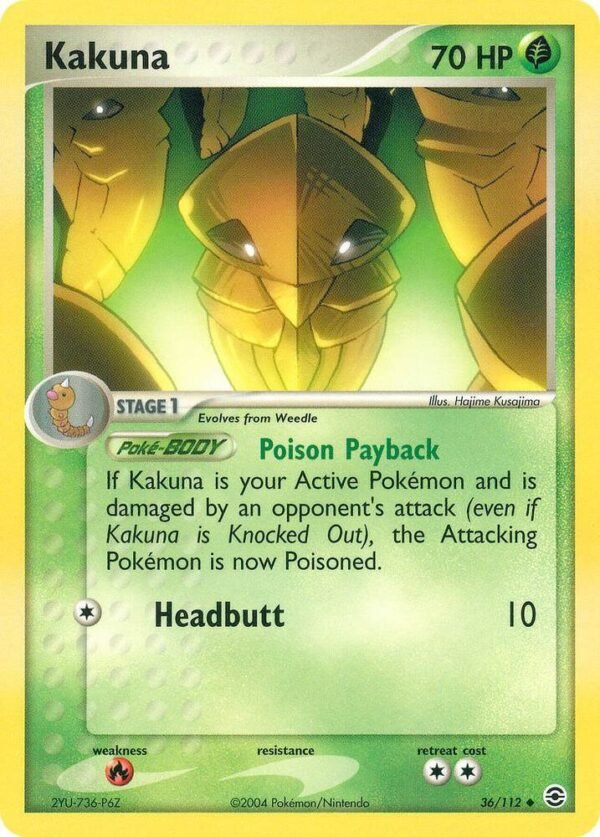 Kakuna 36/112 Normal FireRed & LeafGreen Kakuna 36/112 Normal FireRed & LeafGreen