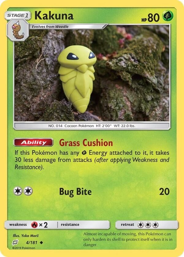 Kakuna 4/181 Reverse Holofoil SM – Team Up Kakuna 4/181 Reverse Holofoil SM – Team Up