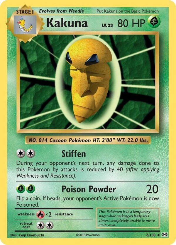 Kakuna 6/108 Normal XY – Evolutions