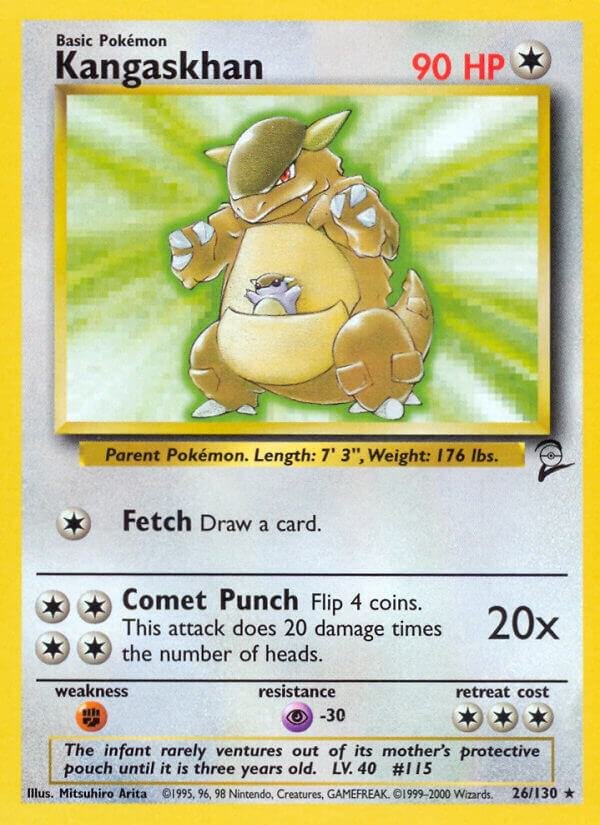 Kangaskhan 026/130 Normal Base Set 2 Kangaskhan 026/130 Normal Base Set 2