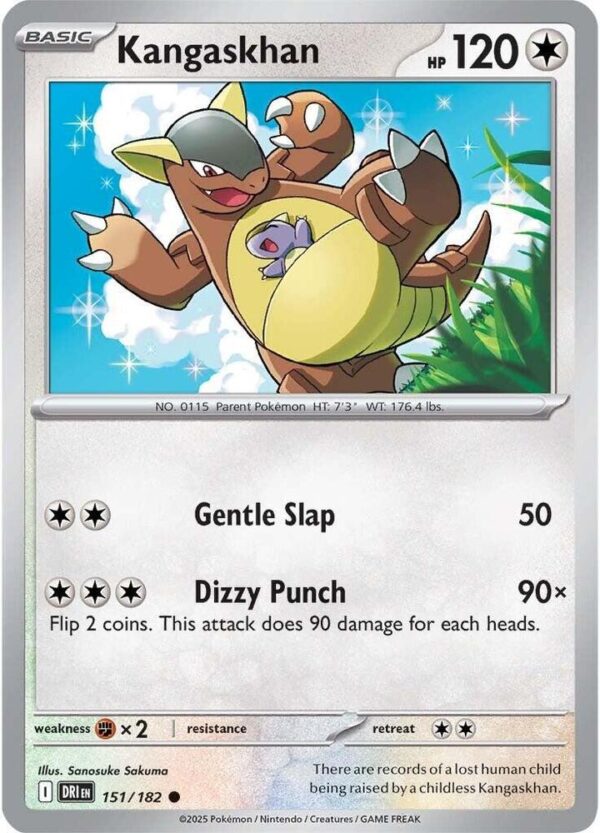 Kangaskhan 151/182 Reverse Holofoil SV10: Destined Rivals