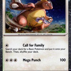 Kangaskhan 202 (Cosmos Holo) Holofoil SV: Scarlet & Violet Promo Cards Kangaskhan 202 (Cosmos Holo) Holofoil SV: Scarlet & Violet Promo Cards