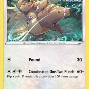 Kangaskhan 204/264 Reverse Holofoil SWSH08: Fusion Strike Kangaskhan 204/264 Reverse Holofoil SWSH08: Fusion Strike
