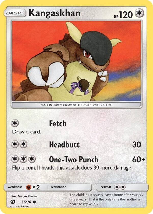 Kangaskhan 55/70 Reverse Holofoil Dragon Majesty