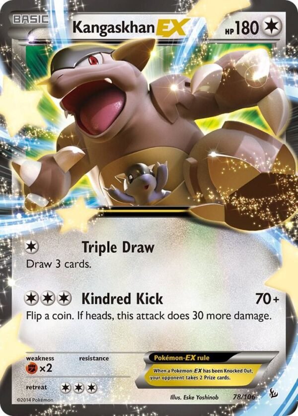 Kangaskhan EX 78/106 Holofoil XY – Flashfire Kangaskhan EX 78/106 Holofoil XY – Flashfire