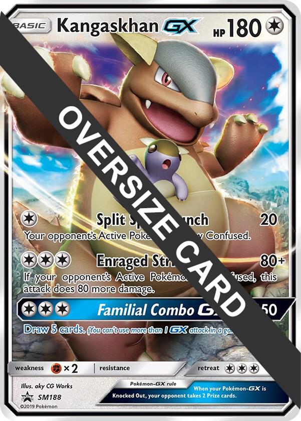 Kangaskhan GX SM188 (SM Black Star Promo) Holofoil Jumbo Cards