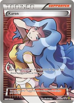 Karen XY177a Holofoil Alternate Art Promos