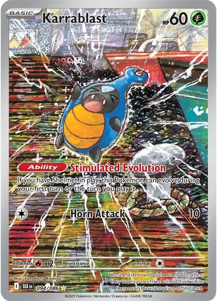 Karrablast 094/086 Holofoil SV: Black Bolt