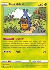 Karrablast | 7/111 | Normal | SM - Crimson Invasion Karrablast | 7/111 | Normal | SM - Crimson Invasion