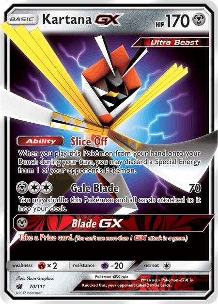 Kartana GX 70/111 Holofoil SM – Crimson Invasion
