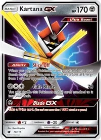 Kartana GX | 70/111 | Holofoil | SM - Crimson Invasion