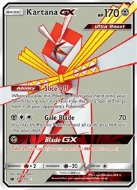 Kartana GX (Full Art) | 106/111 | Holofoil | SM - Crimson Invasion