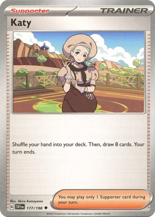 Katy 177/198 Reverse Holofoil SV01: Scarlet & Violet Base Set