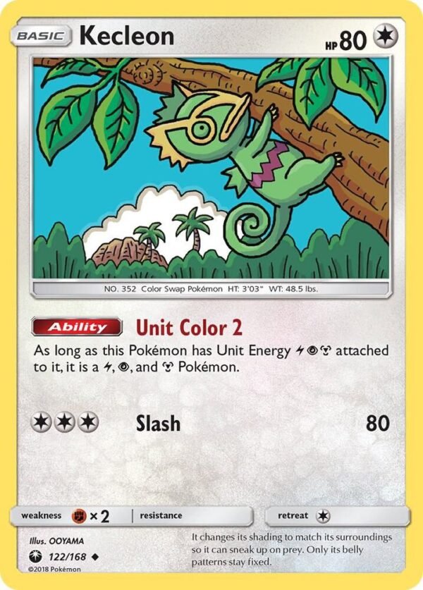 Kecleon 122/168 Normal SM – Celestial Storm Kecleon 122/168 Normal SM – Celestial Storm