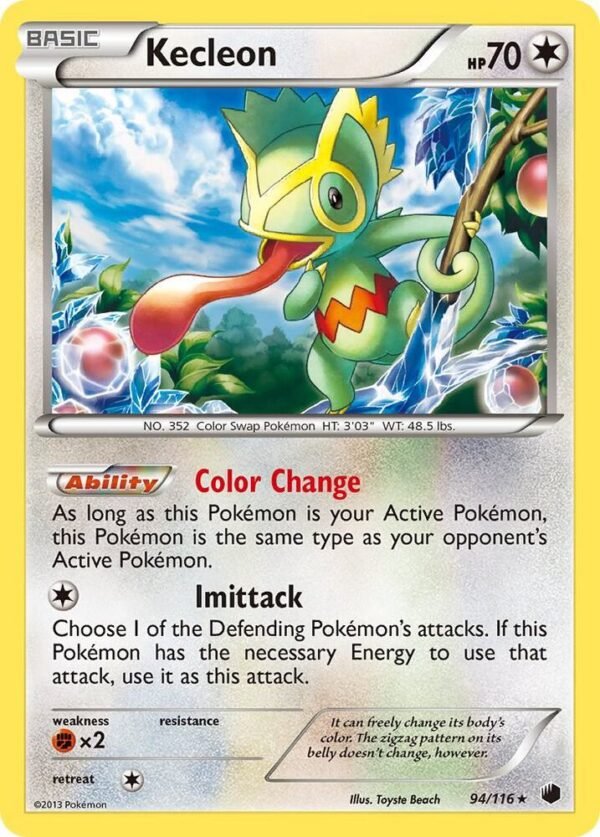 Kecleon 94/116 Reverse Holofoil Plasma Freeze