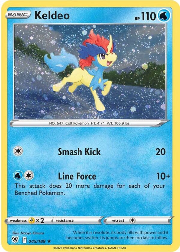 Keldeo 045/189 (Cosmos Holo) Holofoil Miscellaneous Cards & Products