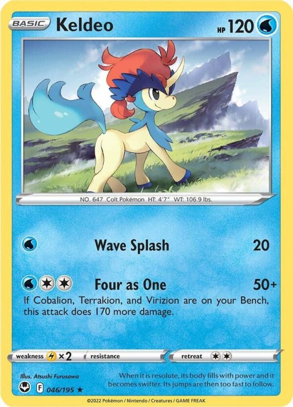 Keldeo 046/195 Normal SWSH12: Silver Tempest