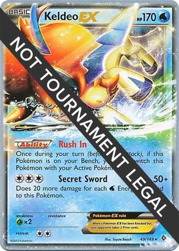 Keldeo EX 2013 (Clement Lamberton) 49/149 Normal World Championship Decks
