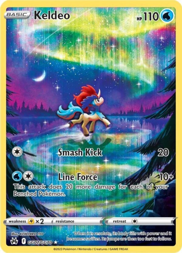 Keldeo GG07/GG70 Holofoil Crown Zenith: Galarian Gallery