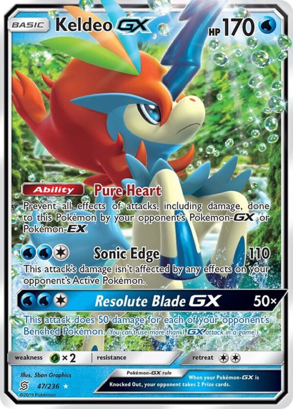 Keldeo GX 47/236 Holofoil SM – Unified Minds