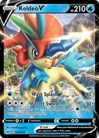 Keldeo V | 053/202 | Holofoil | SWSH01: Sword & Shield Base Set