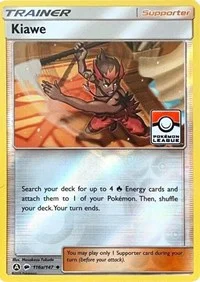 Kiawe | 116a/147 (Pokemon League) | Reverse Holofoil | League & Championship Cards