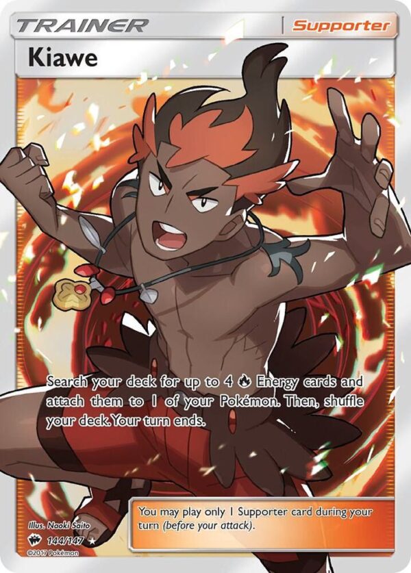 Kiawe (Full Art) 144/147 Holofoil SM – Burning Shadows Kiawe (Full Art) 144/147 Holofoil SM – Burning Shadows