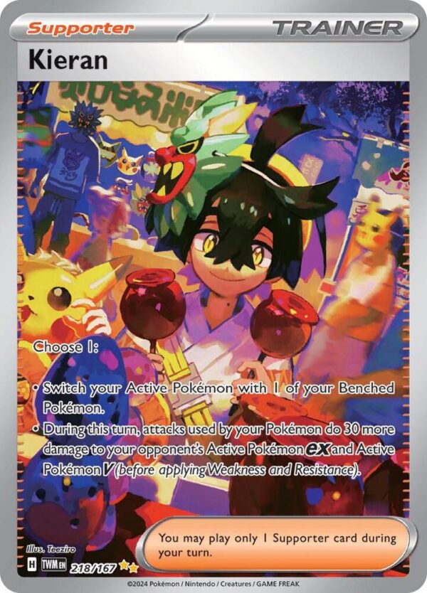 Kieran 218/167 Holofoil SV06: Twilight Masquerade