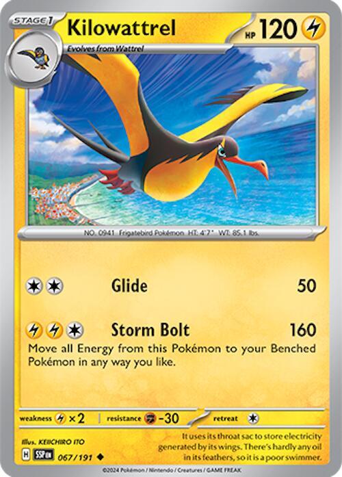 Kilowattrel 067/191 Normal SV08: Surging Sparks Kilowattrel 067/191 Normal SV08: Surging Sparks
