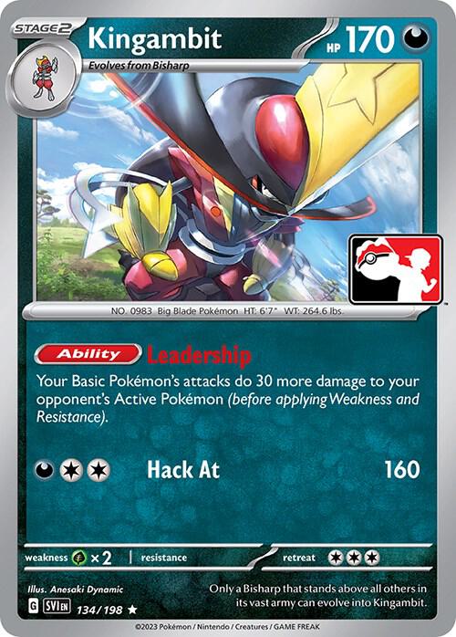Kingambit 134/198 Normal Prize Pack Series Cards