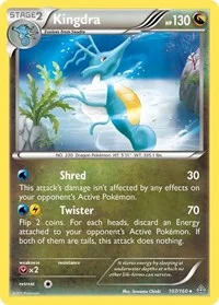 Kingdra | 107/160 | Reverse Holofoil | XY - Primal Clash