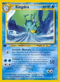 Kingdra | 19/64 | 1st Edition | Neo Revelation