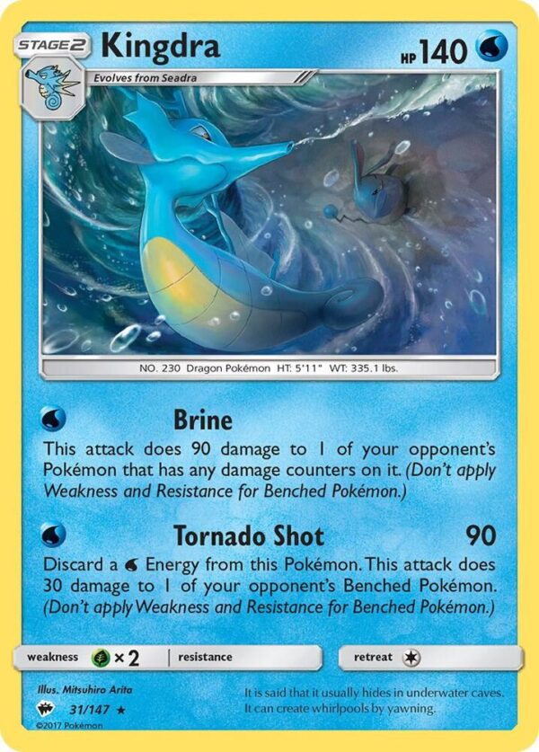 Kingdra 31/147 Holofoil SM – Burning Shadows