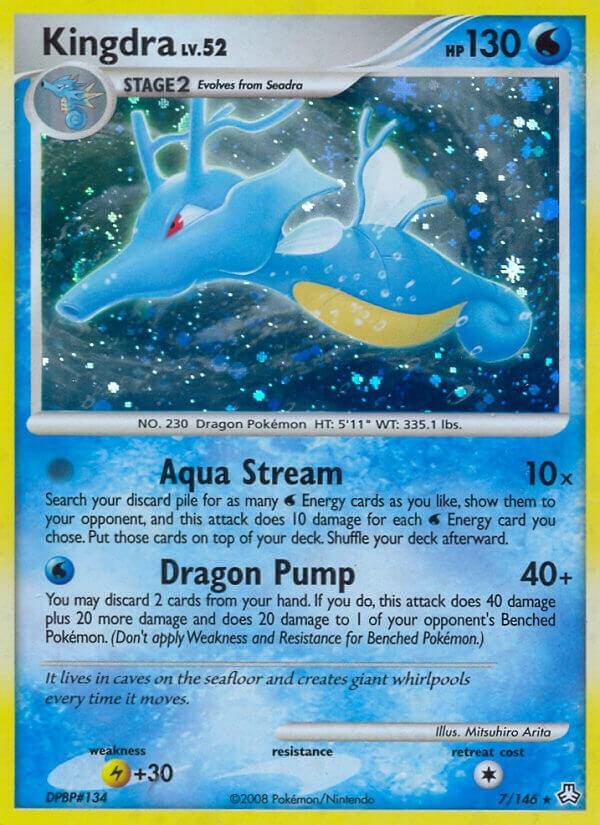 Kingdra 7/146 Reverse Holofoil Legends Awakened