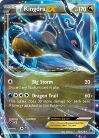 Kingdra EX | 73/124 | Holofoil | XY - Fates Collide