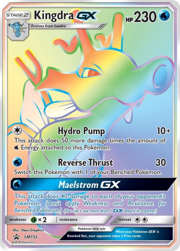 Kingdra GX SM155 Holofoil SM Promos Kingdra GX SM155 Holofoil SM Promos