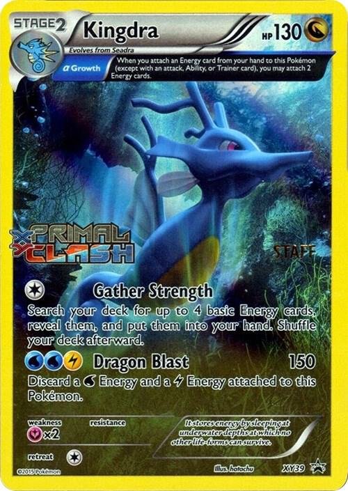 Kingdra XY39 (Prerelease) [Staff] Holofoil XY Promos