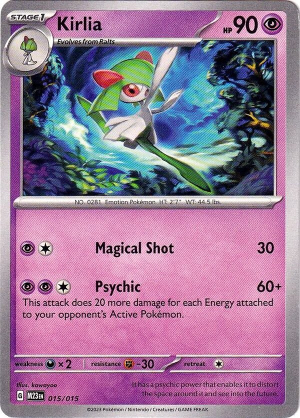 Kirlia 015/015 Normal McDonald’s Promos 2023