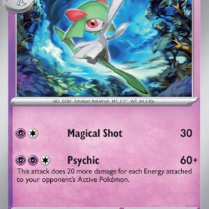 Kirlia 028/091 Reverse Holofoil SV: Paldean Fates