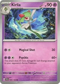 Kirlia | 085/198 | Reverse Holofoil | SV01: Scarlet & Violet Base Set