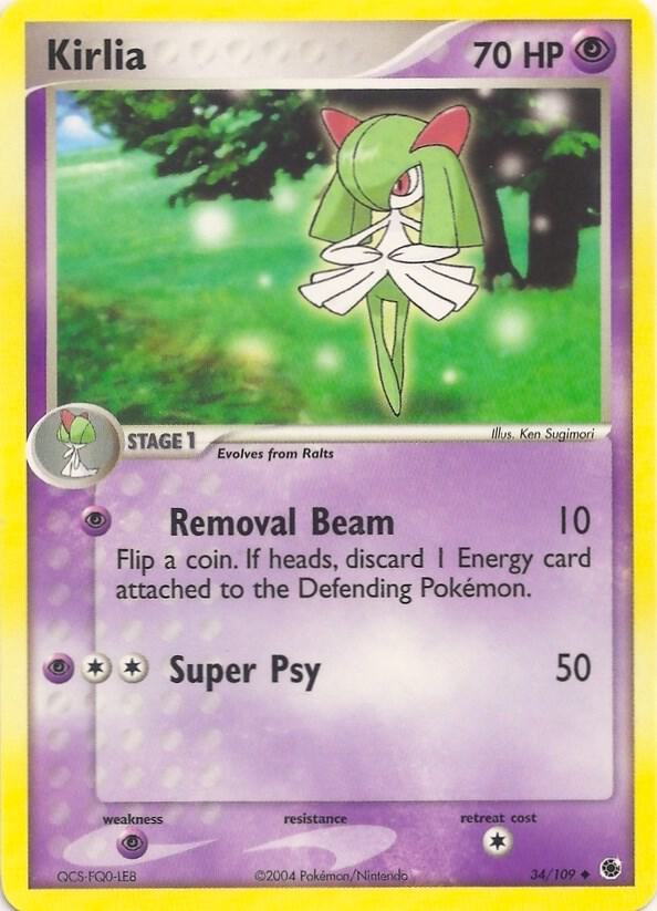 Kirlia 34 Normal EX Battle Stadium