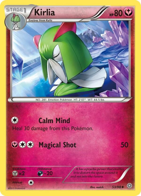 Kirlia 53/98 Normal XY – Ancient Origins Kirlia 53/98 Normal XY – Ancient Origins