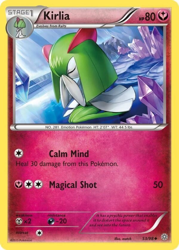 Kirlia 53/98 Reverse Holofoil XY – Ancient Origins