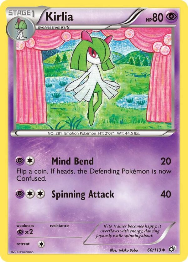 Kirlia 60/113 Normal Legendary Treasures Kirlia 60/113 Normal Legendary Treasures
