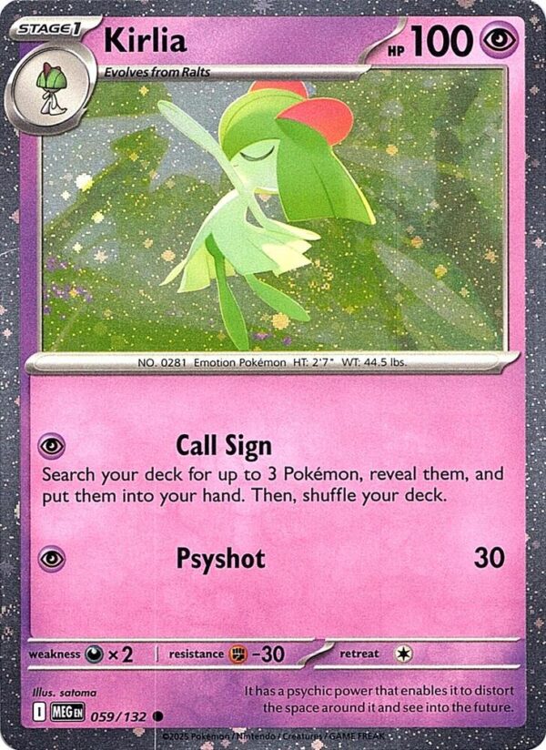 Kirlia (Cosmos Holo) 059/132 Holofoil Miscellaneous Cards & Products